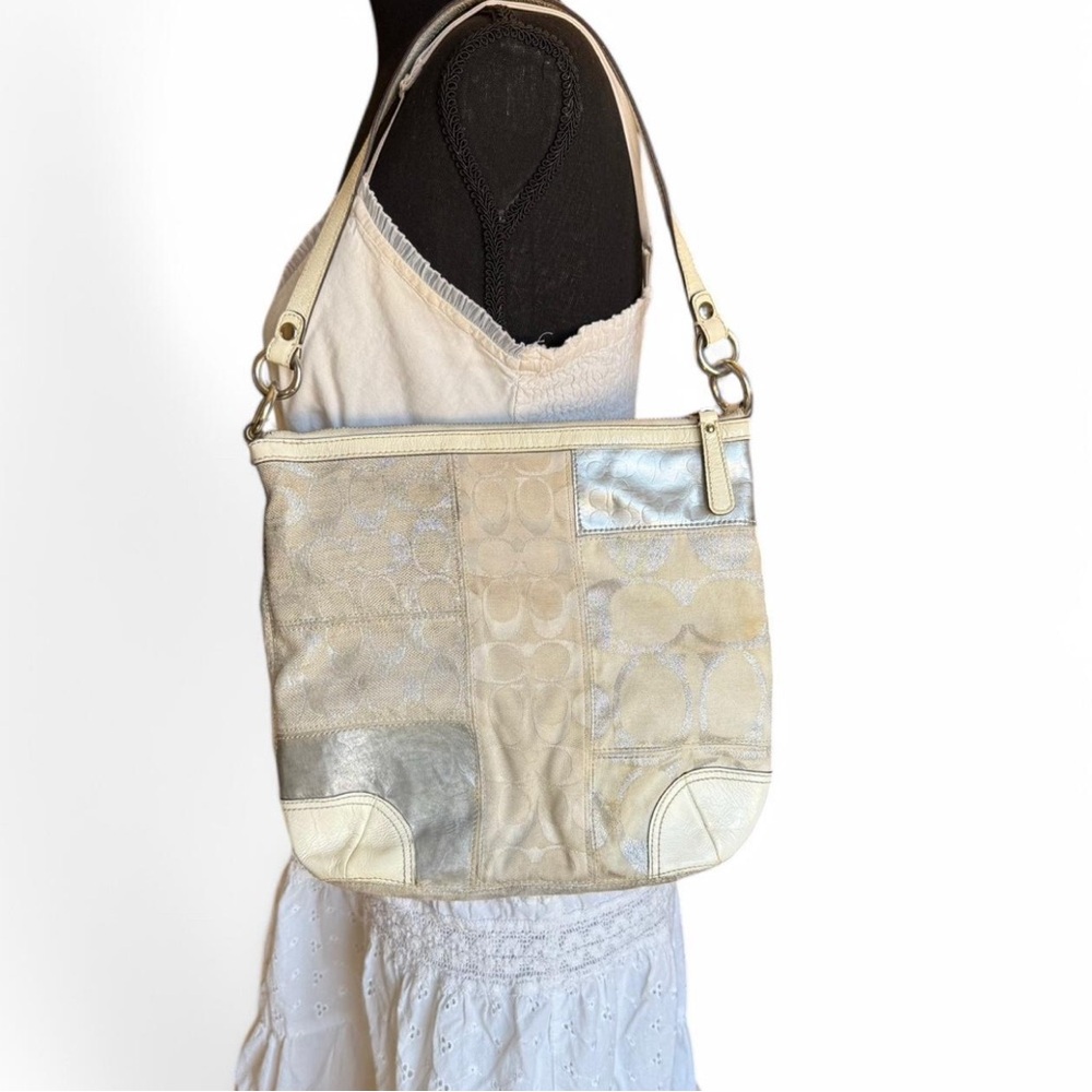 Vintage Y2K Patchwork Coach bag